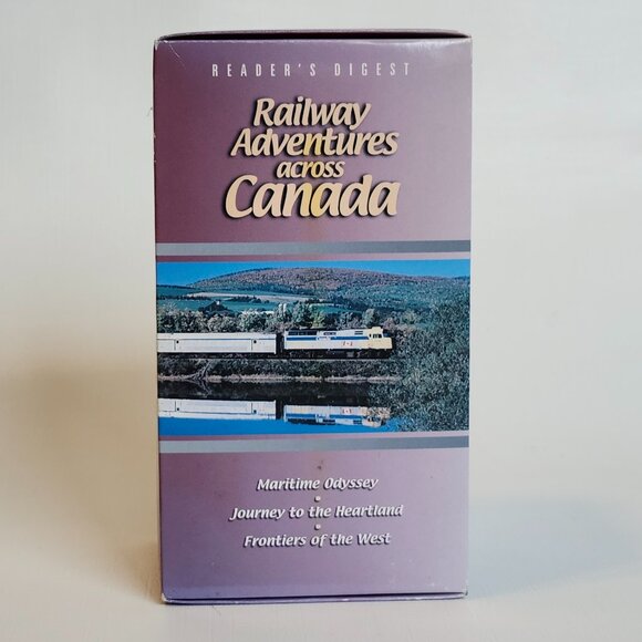 VINTAGE Readers Digest Railway Adventures Across Canada VHS Box Set 3 VHS Tapes - Picture 10 of 11